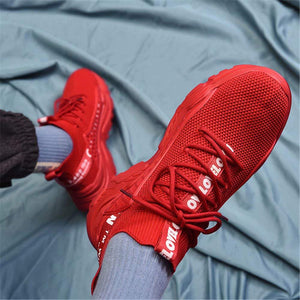 FUSHITON Chaussure Homme Sneakers Baskets Montante Mode Chaussures de Course Marche Hautes Décontractées Sport - fitnessterapy