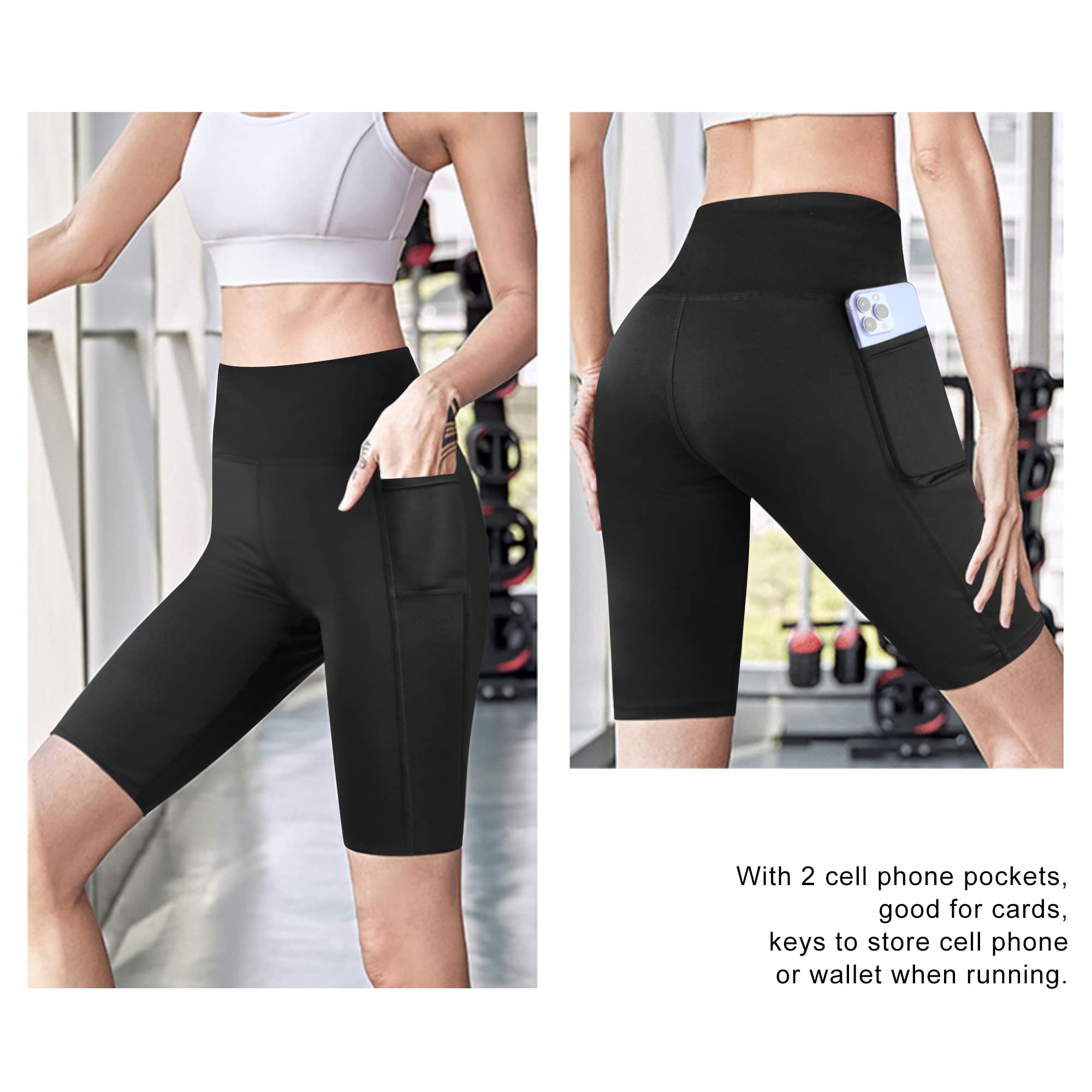 GoVIA Legging pour Femme Pantalon de Course à Pied Pantalon de Sport Respirant Pantalon de Yoga Fitness Taille Haute Long Rayures 4106 - fitnessterapy