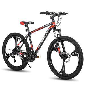 Hiland VTT 3/6 rayons, 21 vitesses, cadre en aluminium, roues de 26 pouces, frein à disque pour homme, femme, vélo VTT pour homme, plusieurs couleurs - fitnessterapy