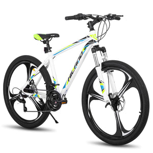 Hiland VTT 3/6 rayons, 21 vitesses, cadre en aluminium, roues de 26 pouces, frein à disque pour homme, femme, vélo VTT pour homme, plusieurs couleurs - fitnessterapy