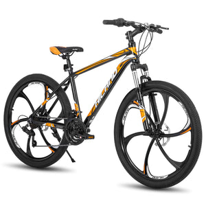 Hiland VTT 3/6 rayons, 21 vitesses, cadre en aluminium, roues de 26 pouces, frein à disque pour homme, femme, vélo VTT pour homme, plusieurs couleurs - fitnessterapy