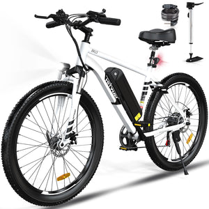 HITWAY Vélo Électrique, 26 * 3.0/4.0 Pouces VTT Électrique avec Batterie au Lithium Amovible 48V15Ah, Ville E - Bike avec 7 Vitesses, Moteur 250Wh, Autonomie 45 - 80km pour Adulte - fitnessterapy