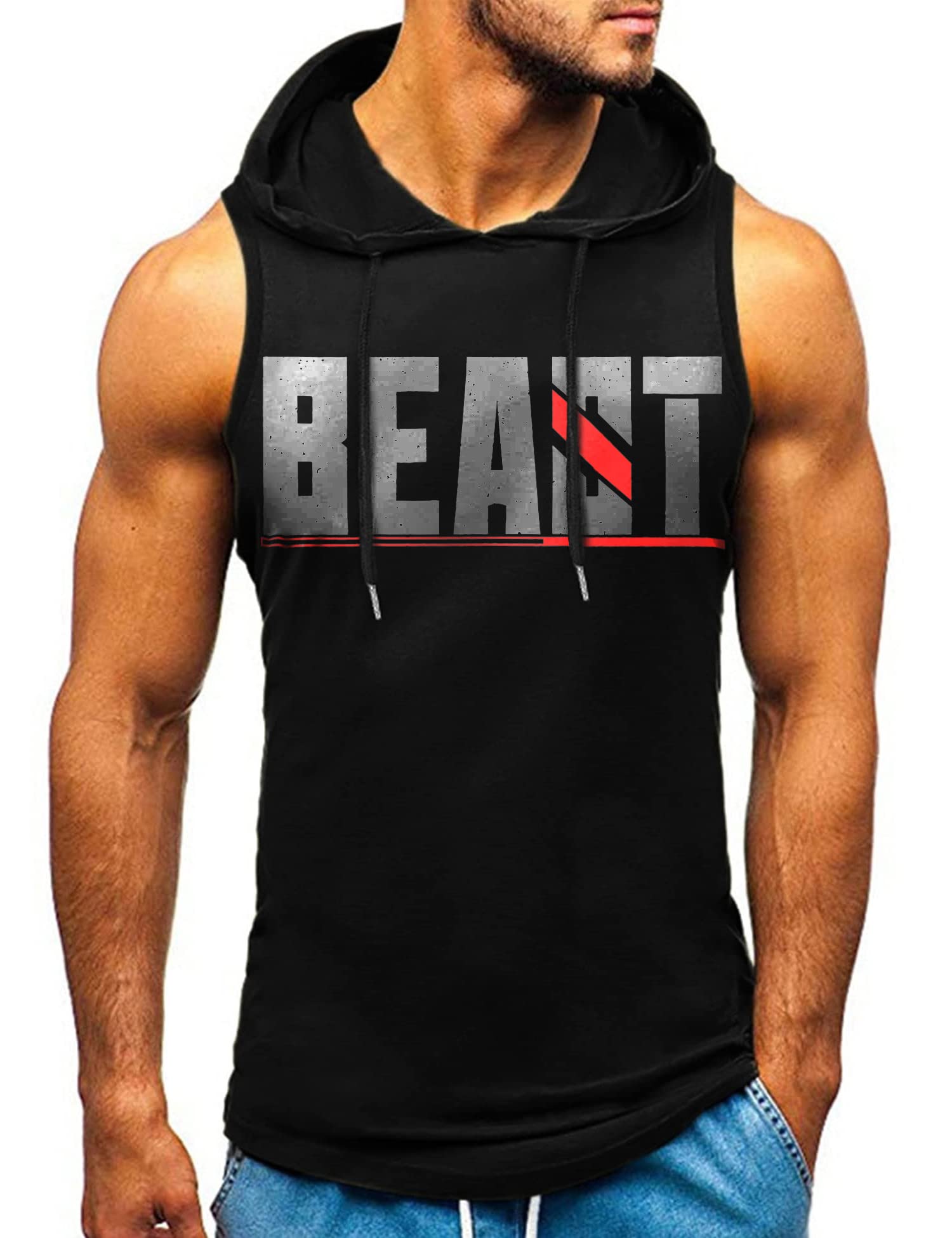 HOTCAT Debardeur Musculation Homme Gym Jogging Bodybuilding Sport Tank Top Fitness Stringer sans Manches T-Shirt - fitnessterapy