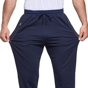 JustSun Jogging Homme Survetement Pantalons de Sport Coton Training Sportswear - fitnessterapy