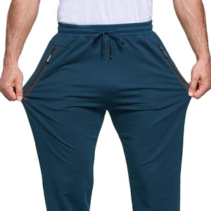 JustSun Jogging Homme Survetement Pantalons de Sport Coton Training Sportswear - fitnessterapy