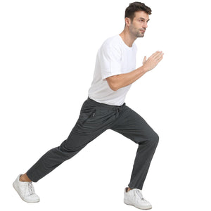 JustSun Jogging Homme Survetement Pantalons de Sport Coton Training Sportswear - fitnessterapy