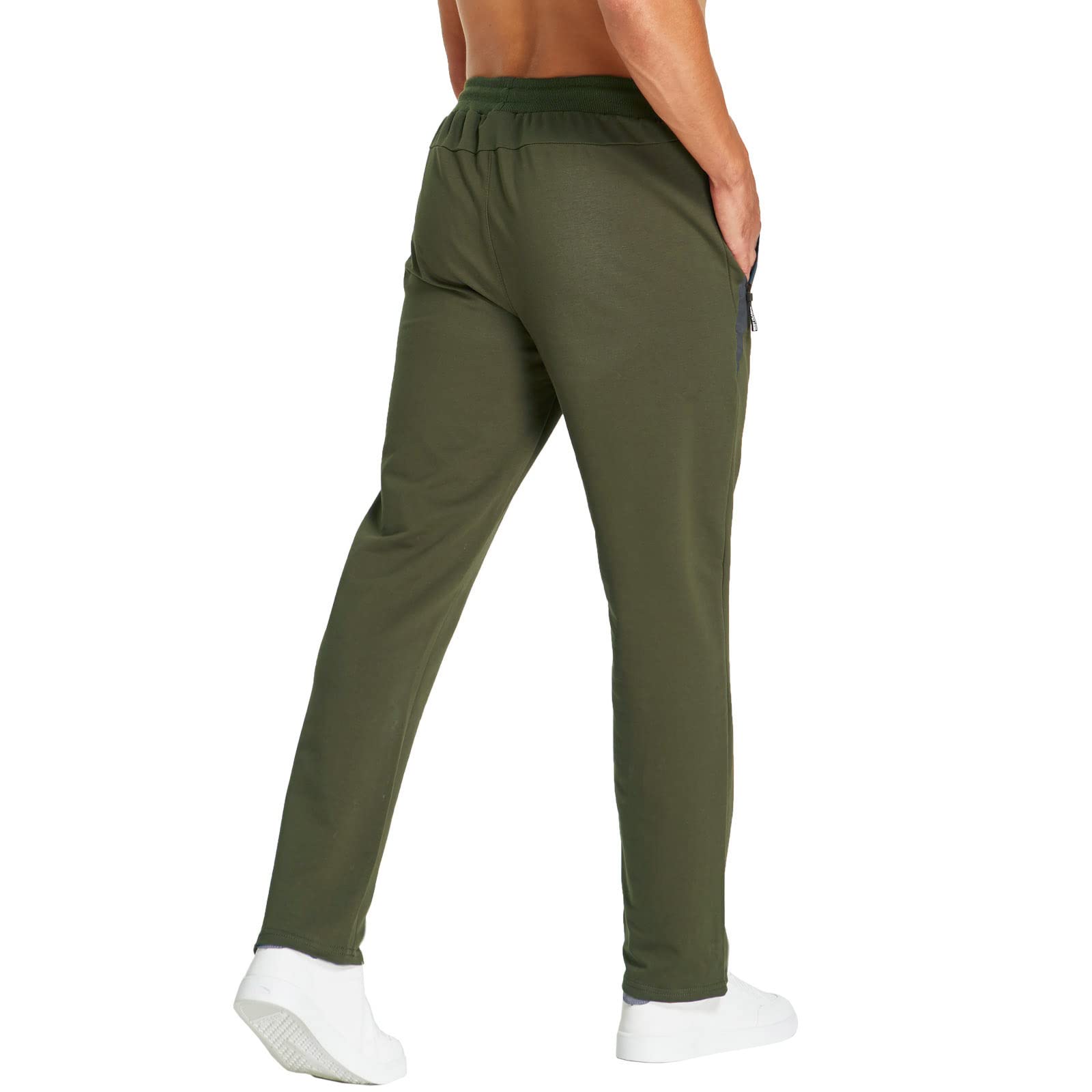 JustSun Jogging Homme Survetement Pantalons de Sport Coton Training Sportswear - fitnessterapy