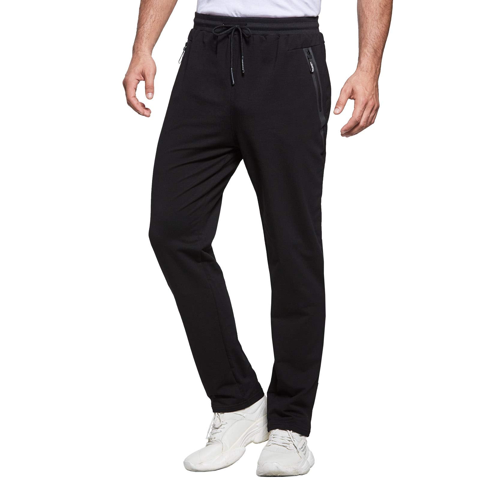 JustSun Jogging Homme Survetement Pantalons de Sport Coton Training Sportswear - fitnessterapy