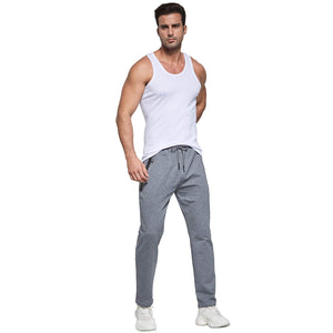 JustSun Jogging Homme Survetement Pantalons de Sport Coton Training Sportswear - fitnessterapy