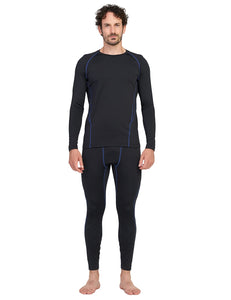 LAPASA Ensemble de sous - Vêtements Thermiques Homme Haut Manches Longues et Pantalon Sports & Activités Extérieures M53 - fitnessterapy
