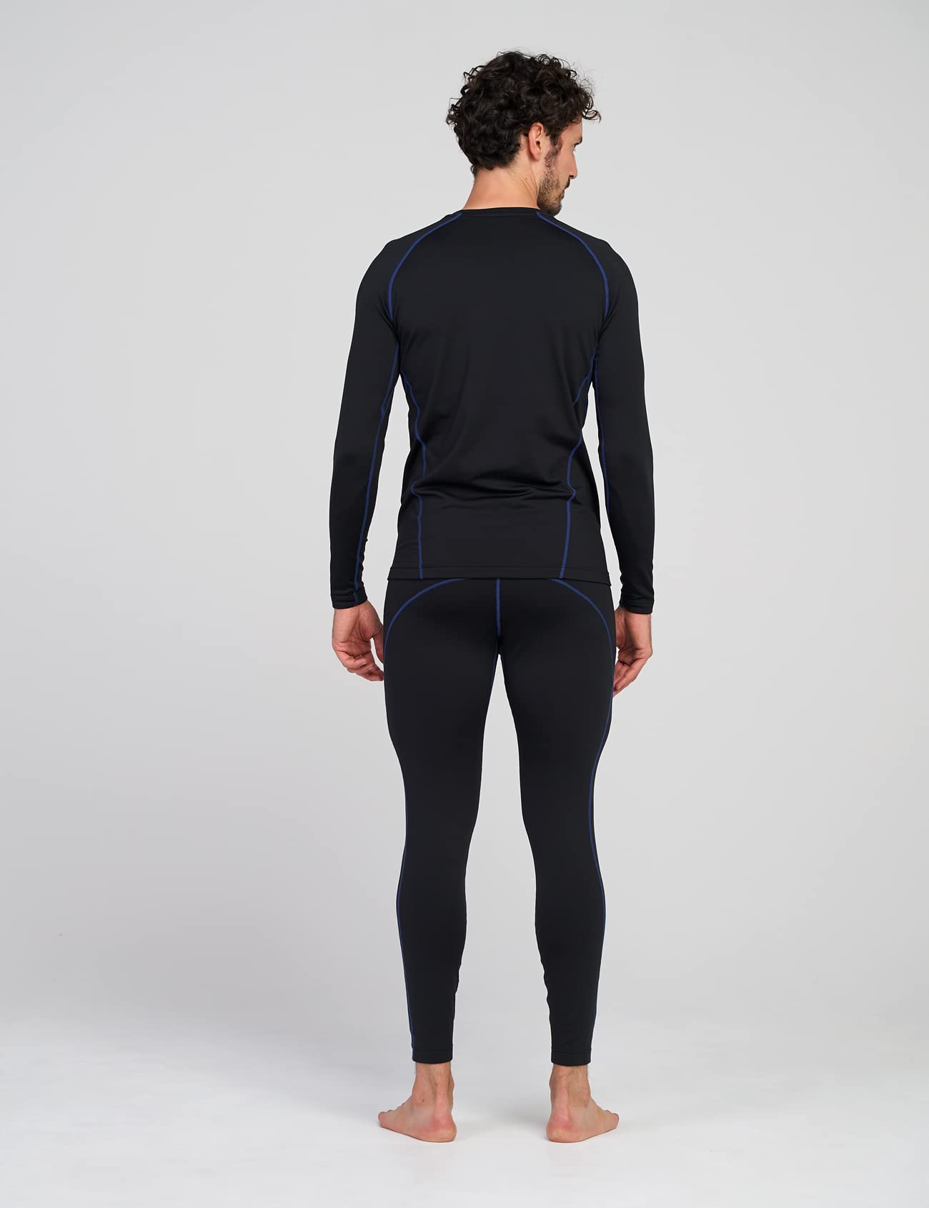 LAPASA Ensemble de sous - Vêtements Thermiques Homme Haut Manches Longues et Pantalon Sports & Activités Extérieures M53 - fitnessterapy