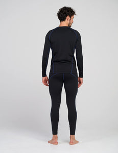 LAPASA Ensemble de sous - Vêtements Thermiques Homme Haut Manches Longues et Pantalon Sports & Activités Extérieures M53 - fitnessterapy