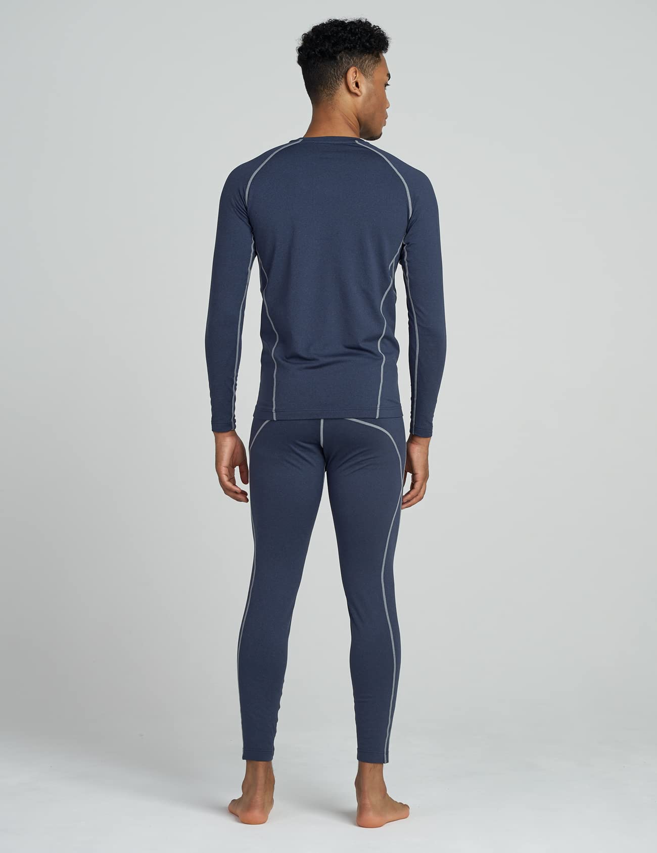 LAPASA Ensemble de sous - Vêtements Thermiques Homme Haut Manches Longues et Pantalon Sports & Activités Extérieures M53 - fitnessterapy