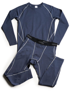 LAPASA Ensemble de sous - Vêtements Thermiques Homme Haut Manches Longues et Pantalon Sports & Activités Extérieures M53 - fitnessterapy