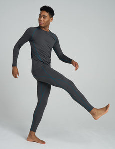 LAPASA Ensemble de sous - Vêtements Thermiques Homme Haut Manches Longues et Pantalon Sports & Activités Extérieures M53 - fitnessterapy