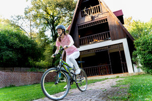 Licorne Bike VTT en V de qualité supérieure de 24 et 26 pouces - Vélo pour garçons, filles, femmes et hommes - 21 vitesses - Suspension complète - fitnessterapy