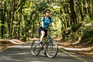 Licorne Bike VTT en V de qualité supérieure de 24 et 26 pouces - Vélo pour garçons, filles, femmes et hommes - 21 vitesses - Suspension complète - fitnessterapy