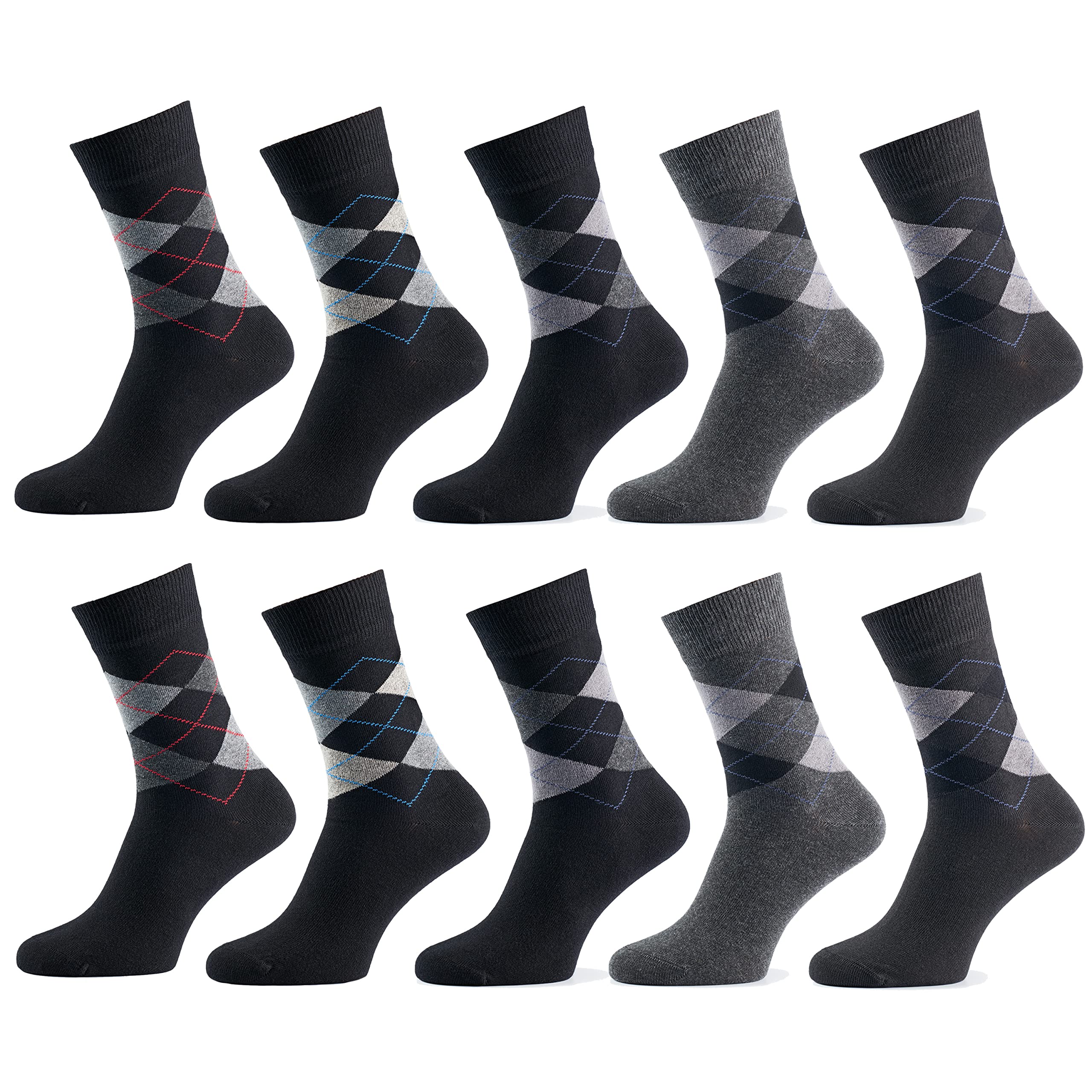 Lot de Chaussettes Homme Coton de Mat & Vic’s, 5 ou 10 paire Chaussette Homme Classiques Mens Socks Homme Confortables Respirantes OEKO - TEX 100 35 36 37 38 39 40 41 42 43 44 45 46 47 48 49 50 - fitnessterapy