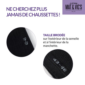 Lot de Chaussettes Homme Coton de Mat & Vic’s, 5 ou 10 paire Chaussette Homme Classiques Mens Socks Homme Confortables Respirantes OEKO - TEX 100 35 36 37 38 39 40 41 42 43 44 45 46 47 48 49 50 - fitnessterapy
