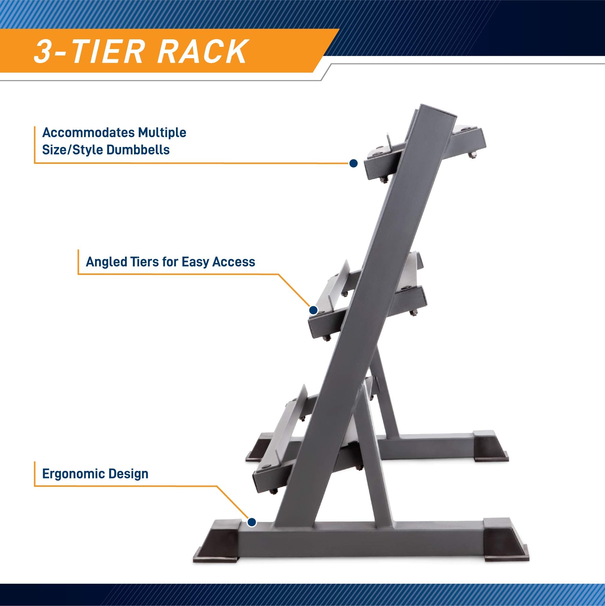 Marcy Weight Storage Organizer Racks for Dumbbells, Kettlebells, Weight Plates - fitnessterapy
