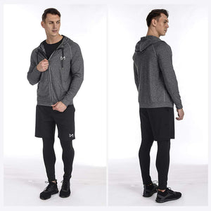 MEETYOO Tee Shirt Compression Homme, Legging Sport Short Fitness T Shirt Manches Courtes Collant Gym Running Vetement pour Jogging Musculation - fitnessterapy