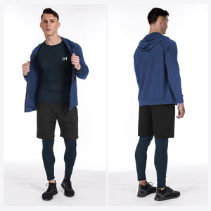 MEETYOO Tee Shirt Compression Homme, Legging Sport Short Fitness T Shirt Manches Courtes Collant Gym Running Vetement pour Jogging Musculation - fitnessterapy