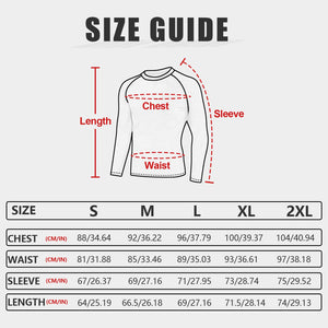 MEETYOO Tee Shirt Compression Homme Manche Longue, Baselayer Maillot Running Vetement Fitness pour Sports Jogging Musculation - fitnessterapy