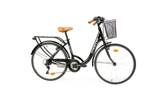 moma bikes, Vélo de Ville City Classic 26", Aluminium Shimano 18V - fitnessterapy