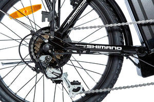 moma bikes Vélo Electrique VAE Pliant De Ville, E - 20.2", Aluminium, Shimano 7V, Bat. ION Lithium 36V 16Ah - fitnessterapy