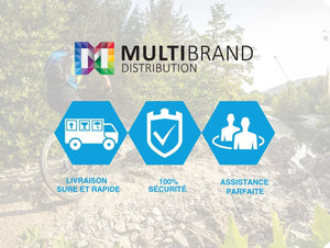 Multibrand Distribution Probike Adventure 24 Pouces VTT 18 Vélos Filles et Garçons, Convient de 130 - 155 cm - fitnessterapy