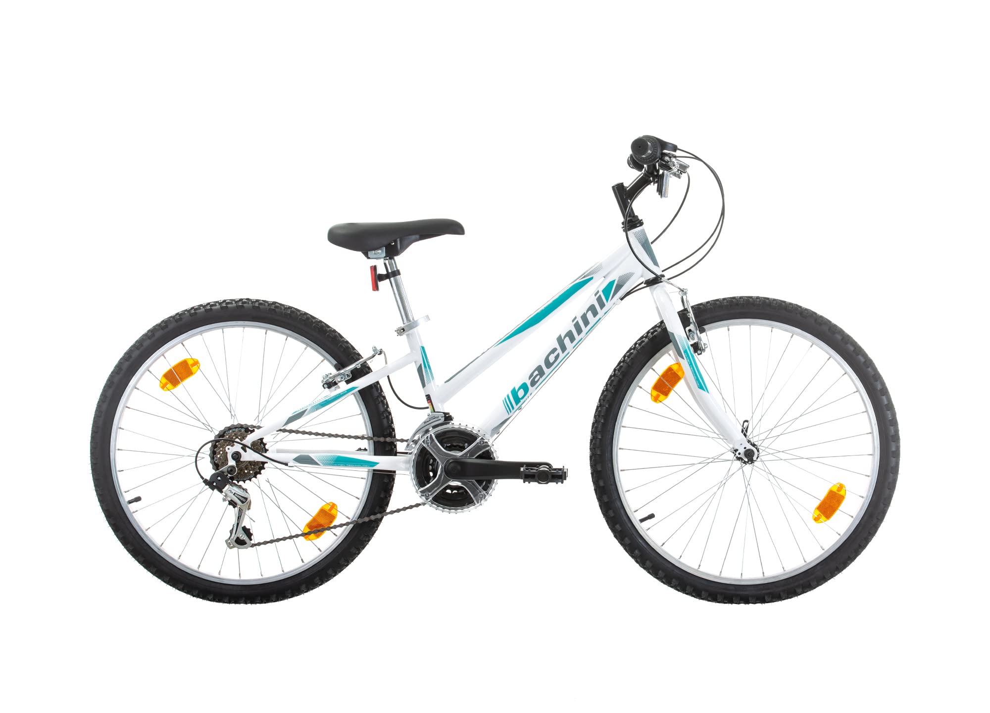 Multibrand Distribution Probike Adventure 24 Pouces VTT 18 Vélos Filles et Garçons, Convient de 130 - 155 cm - fitnessterapy