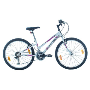 Multibrand Distribution Probike Adventure 24 Pouces VTT 18 Vélos Filles et Garçons, Convient de 130 - 155 cm - fitnessterapy