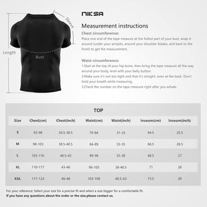 Niksa 3 Pack Tee Shirt Compression Homme Manches Courtes Tshirt Running Homme Vetement de Fitness Gym Compression Maillot T-Shirt Baselayer pour Sports Jogging Musculation Gym - fitnessterapy