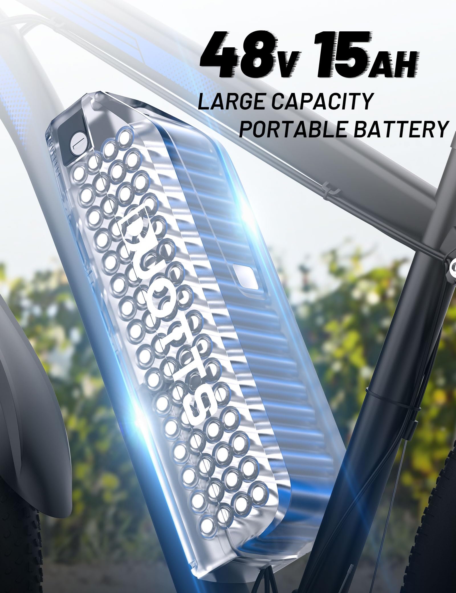 OneSportWay DUOTTS C29 Vélo Électrique, E - Bike Batterie Amovible 48V 15Ah et Moteur 250W, VTT électrique 21 Vitesses Professionnelles avec Écran LCD, Banlieue Électrique pour Hommes et Femmes - fitnessterapy