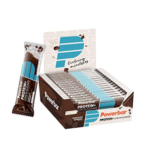Powerbar Protein Plus Low Sugar Chocolate Brownie 30x35g - Barre hyperprotéinée et peu sucrée - fitnessterapy