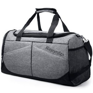Rieeyrslza Sac de Sport avec Compartiment Chaussures Grande Sac de Sport Sacs de Voyage - fitnessterapy