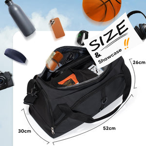 Rieeyrslza Sac de Sport avec Compartiment Chaussures Grande Sac de Sport Sacs de Voyage - fitnessterapy