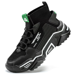 SANNAX Homme Baskets Chaussures Running Sport Sneakers Montante Sneakers Décontractée Mesh Gym Outdoor Trail Elastique Tennis Training Jogging Walking - fitnessterapy