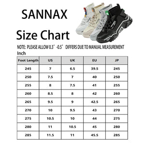 SANNAX Homme Baskets Chaussures Running Sport Sneakers Montante Sneakers Décontractée Mesh Gym Outdoor Trail Elastique Tennis Training Jogging Walking - fitnessterapy
