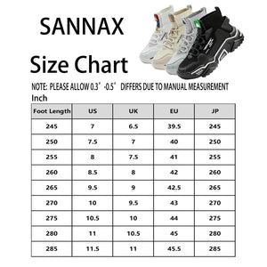 SANNAX Homme Baskets Chaussures Running Sport Sneakers Montante Sneakers Décontractée Mesh Gym Outdoor Trail Elastique Tennis Training Jogging Walking - fitnessterapy