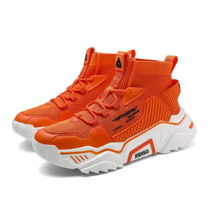 SANNAX Homme Baskets Chaussures Running Sport Sneakers Montante Sneakers Décontractée Mesh Gym Outdoor Trail Elastique Tennis Training Jogging Walking - fitnessterapy