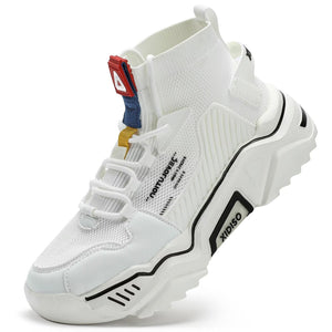 SANNAX Homme Baskets Chaussures Running Sport Sneakers Montante Sneakers Décontractée Mesh Gym Outdoor Trail Elastique Tennis Training Jogging Walking - fitnessterapy