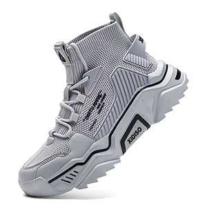 SANNAX Homme Baskets Chaussures Running Sport Sneakers Montante Sneakers Décontractée Mesh Gym Outdoor Trail Elastique Tennis Training Jogging Walking - fitnessterapy