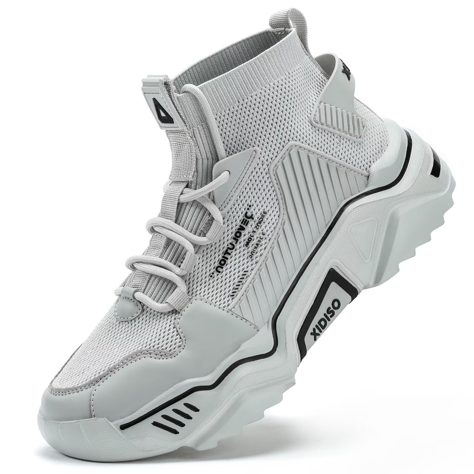 SANNAX Homme Baskets Chaussures Running Sport Sneakers Montante Sneakers Décontractée Mesh Gym Outdoor Trail Elastique Tennis Training Jogging Walking - fitnessterapy