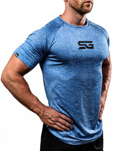 Satire Gym - T-Shirt Slim Fit Homme pour Fitness – T-Shirt de Musculation Homme pour la Gym et Le Fitness - fitnessterapy