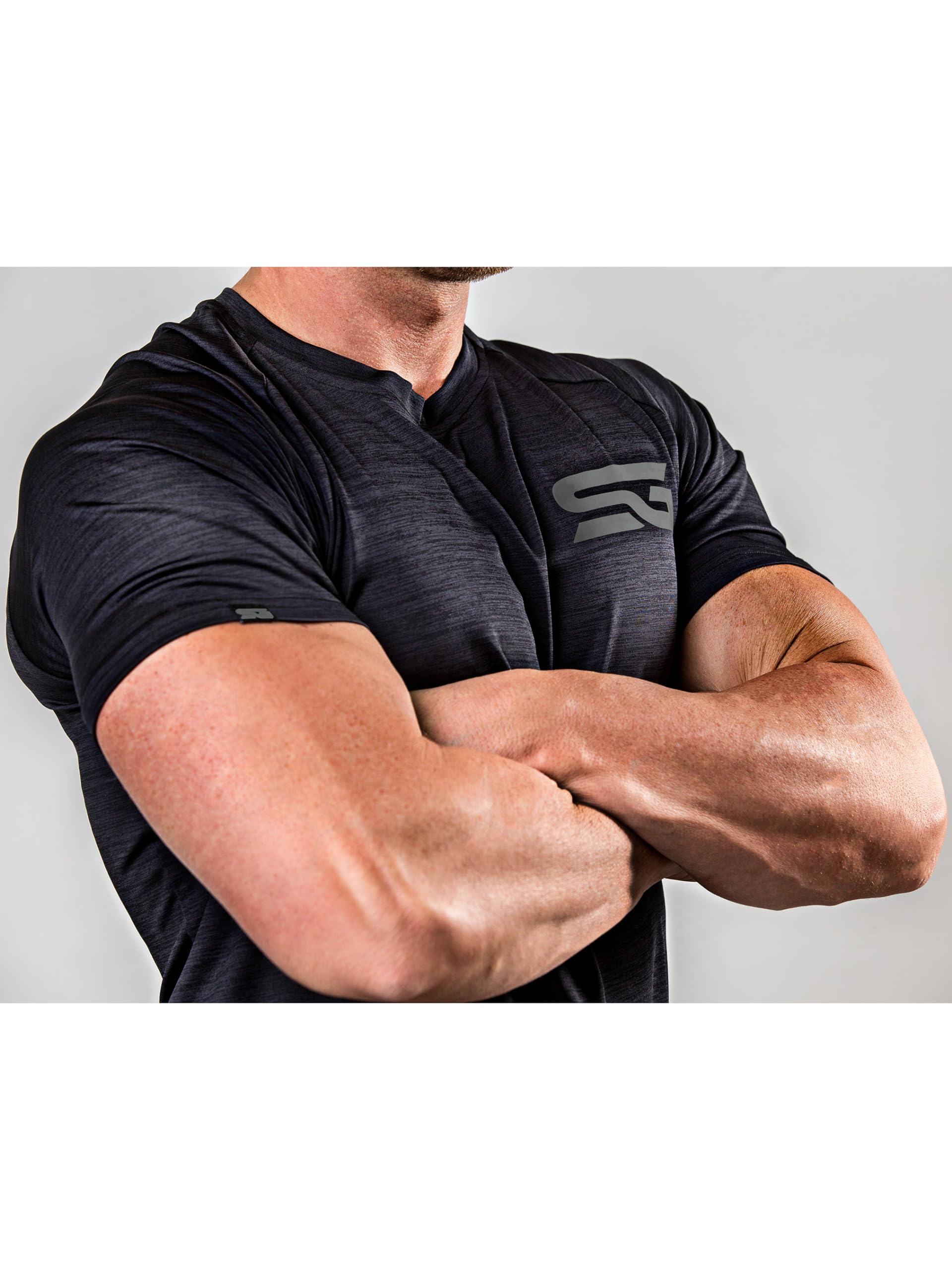 Satire Gym - T-Shirt Slim Fit Homme pour Fitness – T-Shirt de Musculation Homme pour la Gym et Le Fitness - fitnessterapy
