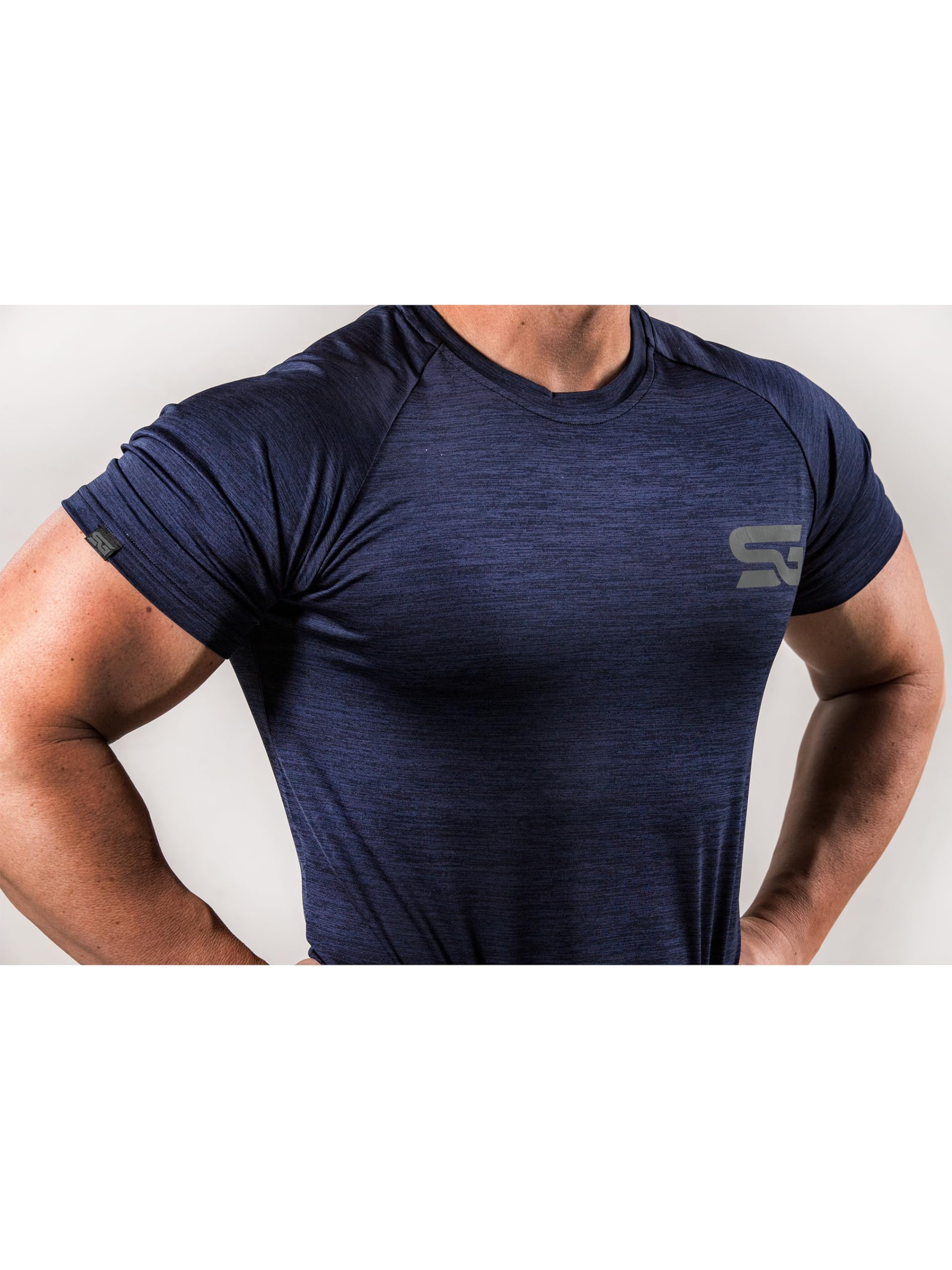 Satire Gym - T-Shirt Slim Fit Homme pour Fitness – T-Shirt de Musculation Homme pour la Gym et Le Fitness - fitnessterapy