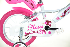 SCH Bicyclette Roses Vélo Enfant, Fille - fitnessterapy