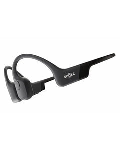 SHOKZ OpenRun Casque à Conduction osseuse, écouteurs Bluetooth Oreilles Libres pour Le Sport avec Micro, Casque sans Fil étanche IP67, 8 Heures d'autonomie, USB - C, Bandeau de Sport, Noir - fitnessterapy