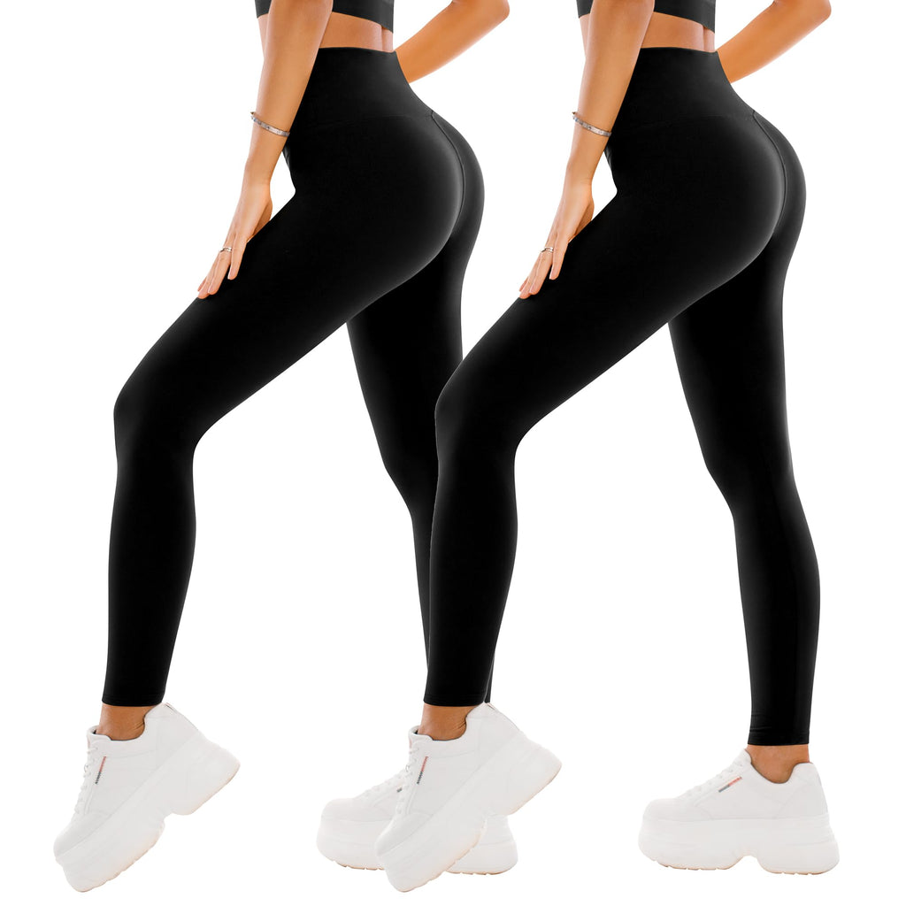 SINOPHANT 2 Pièces Leggings Sport pour Femmes Taille Haute, Legging Opaque pour Gym Sport Yoga - fitnessterapy